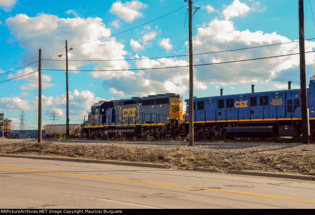 CSX Locomotives in the Yard